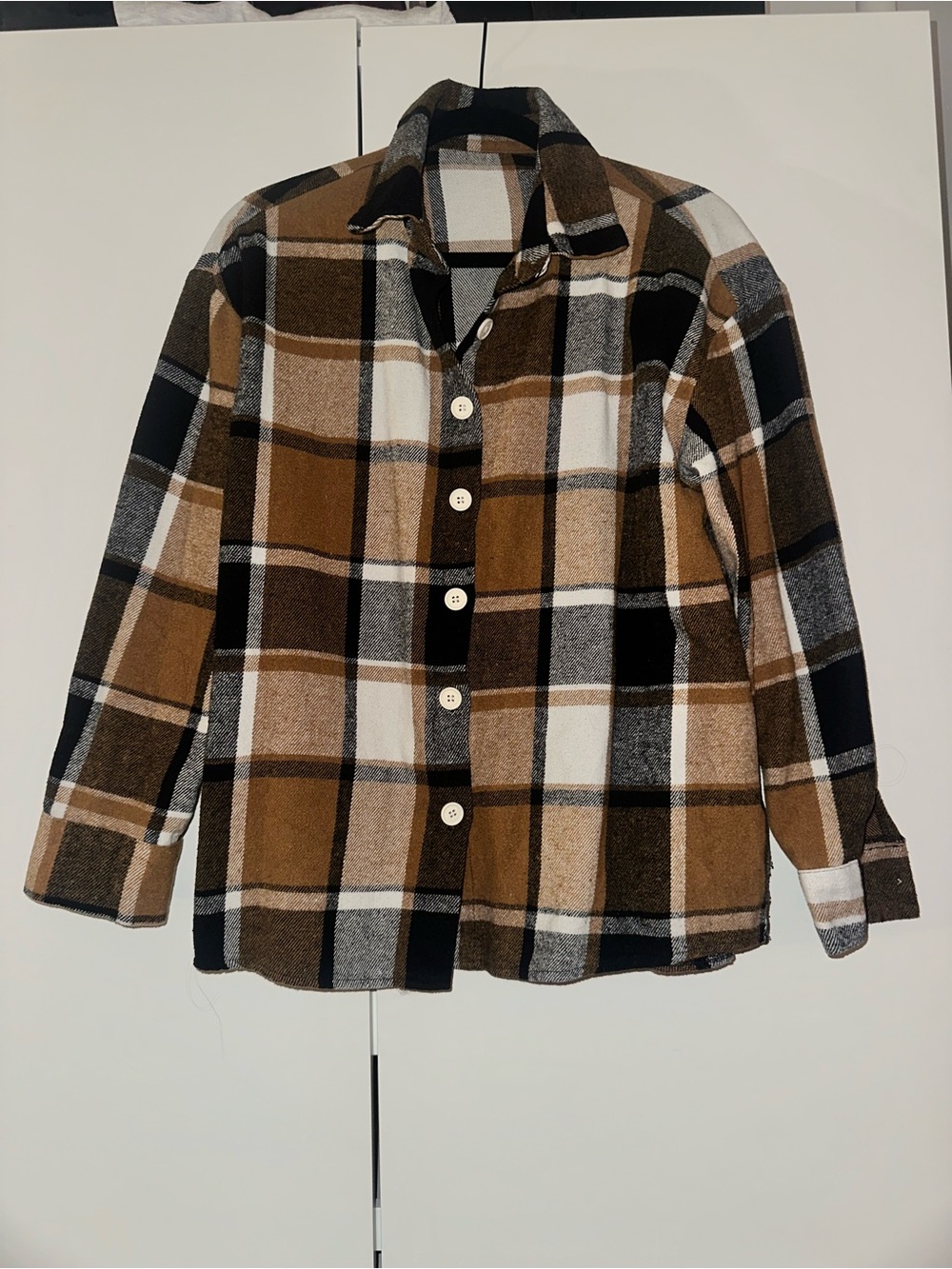 Flannel Long Sleeve Button Up